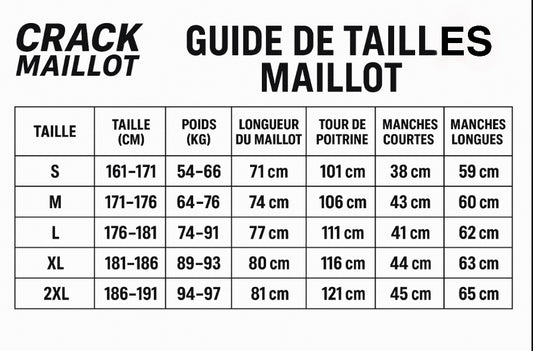 Guide de tailles