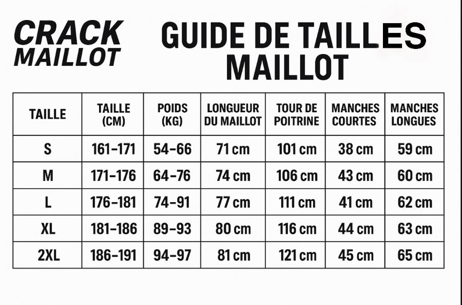 Guide de tailles