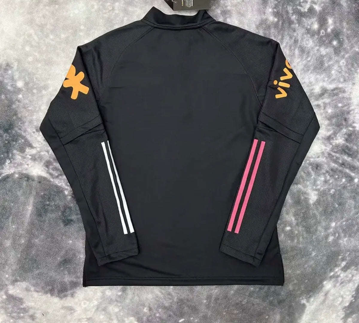 Pull Zippé Noir Brésil